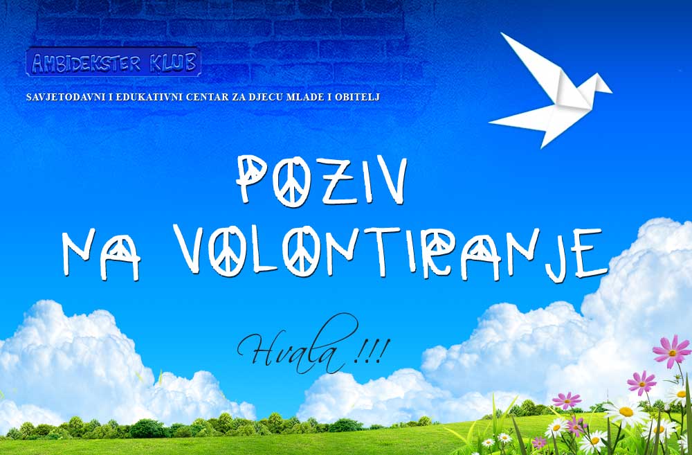 Poziv na volontiranje