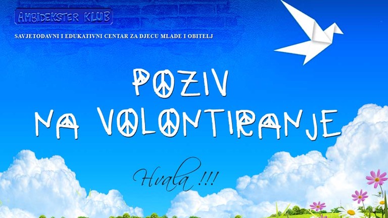 Poziv na volontiranje