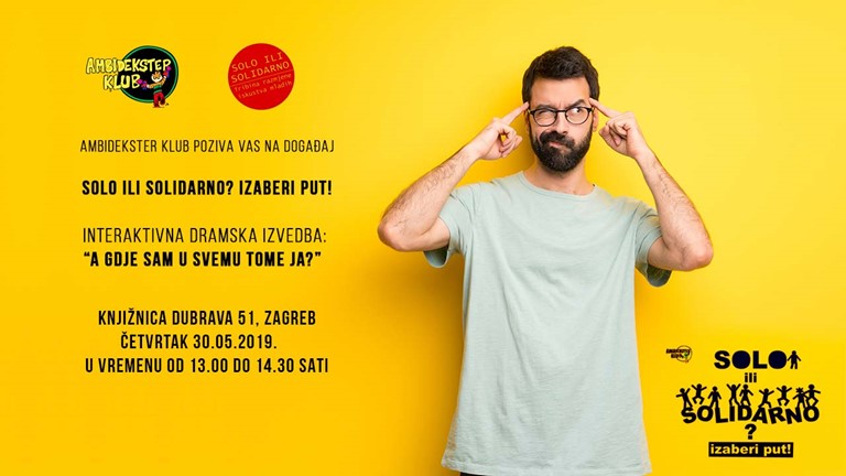 Interaktivna dramska izvedba: “A gdje sam u svemu tome ja?”