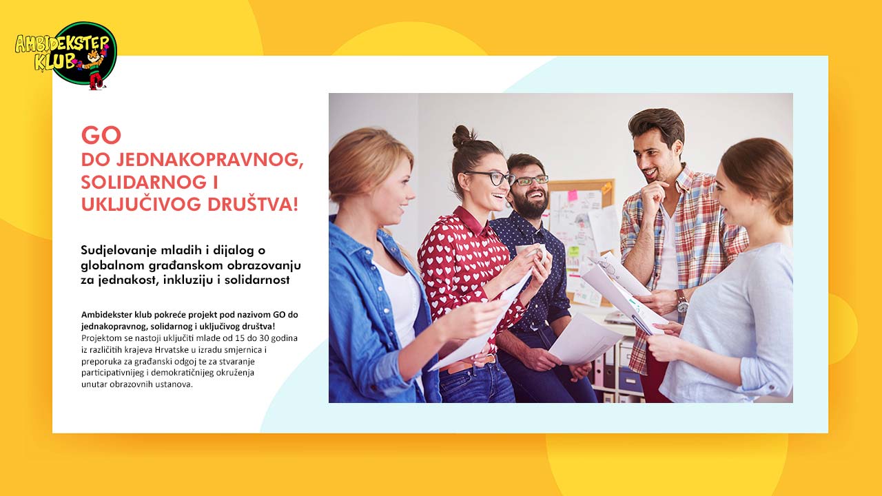 GO do jednakopravnog, solidarnog i uključivog društva!