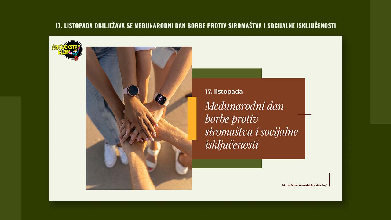 Međunarodni dan borbe protiv siromaštva i socijalne isključenosti